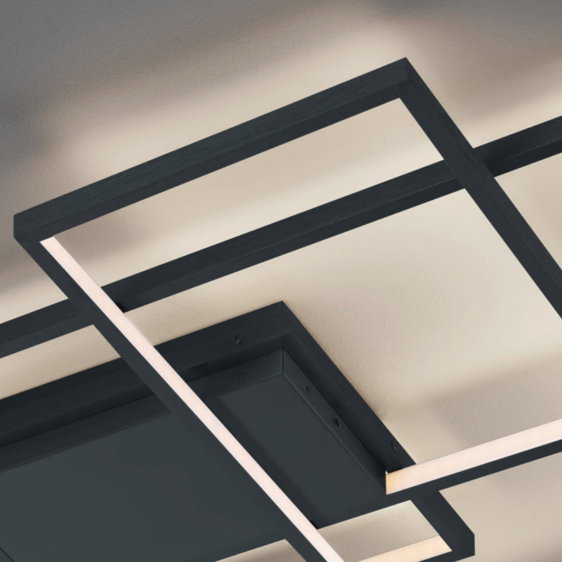 Plafoniera Thiago | Lampade LED RGB | Design moderno