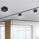 Biscuit 613000232 | Plafoniera moderna nera | Illuminazione interna | Trio Lighting