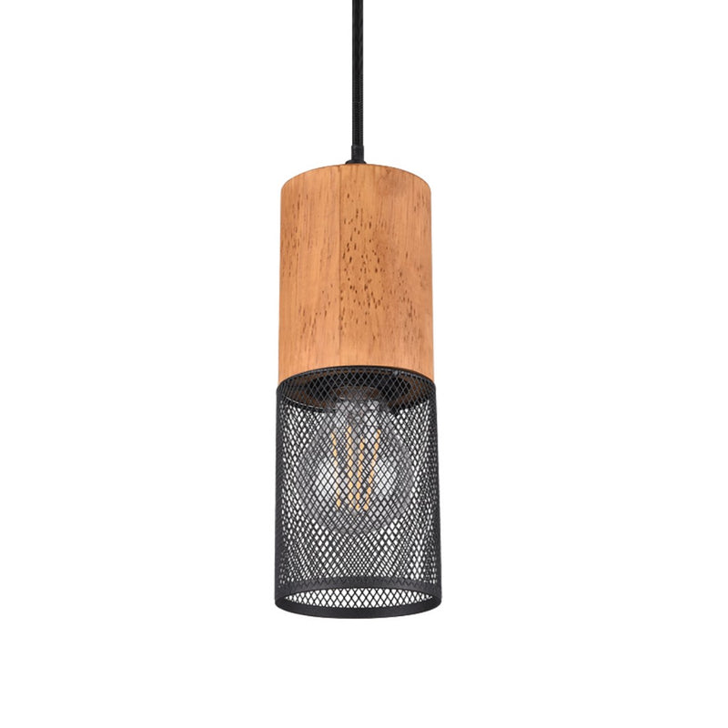 Tosh 304330332 | Lampadario in legno | Illuminazione vintage | Trio Lighting