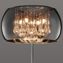 Piantana Vapore barocca Ø40 H160 cm metallo cromato lucido