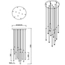 Lampadario Tubular | Illuminazione LED | Trio Lighting