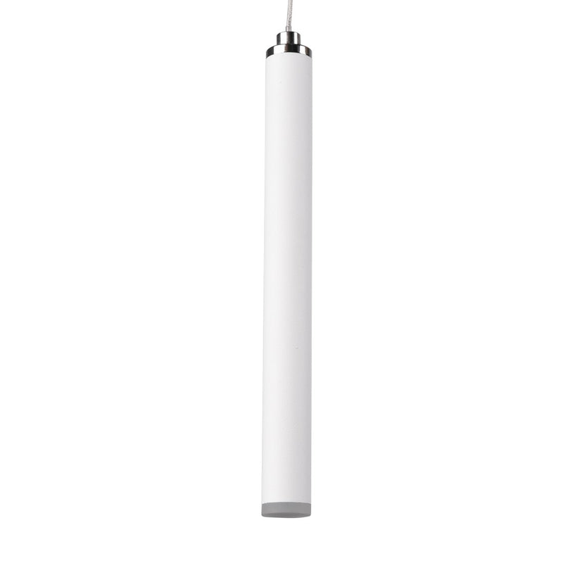 Tubular 321691131 - Lampadario moderno bianco a tubi LED 11 luci, 3 intensità luminose