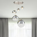 Varus | Lampadario Moderno | Metallo Lucido