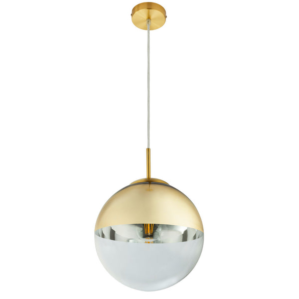 Varus 15856 | Illuminazione Da Cucina | Lampadari Classici | Vetro Oro