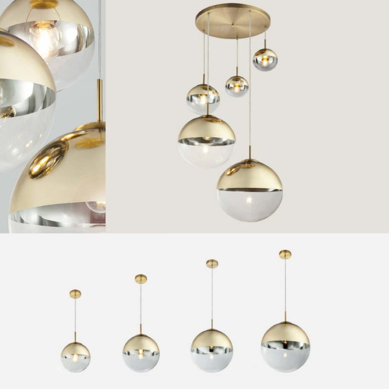 Lampadari Varus | Lampade Vetro e  Oro | Globo Lighting