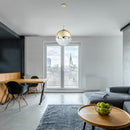 Lampadario moderno Varus classico chic vetro trasparente e finitura oro