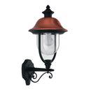 lanterna da parete per esterno rustico con attacco e27 ip44