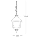 lampadario a sospensione rustico altezza regolabile per ambienti esterni